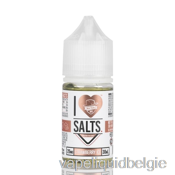 Vape Smaken Aardbeienijs - Ik Hou Van Zouten - 30ml 50mg